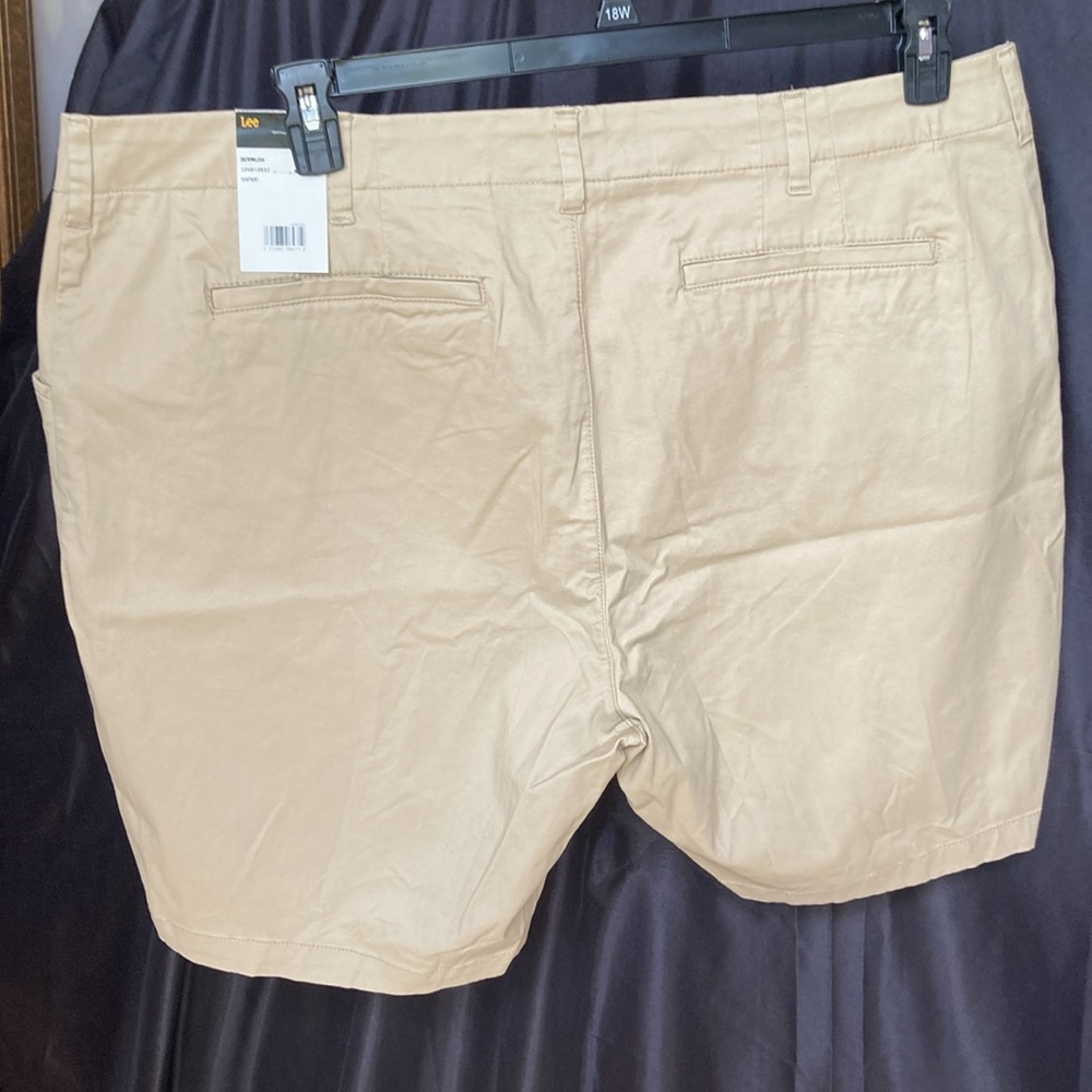Lee Bermuda safari tan short soft premium stretch fabric 24W - Picture 15 of 15